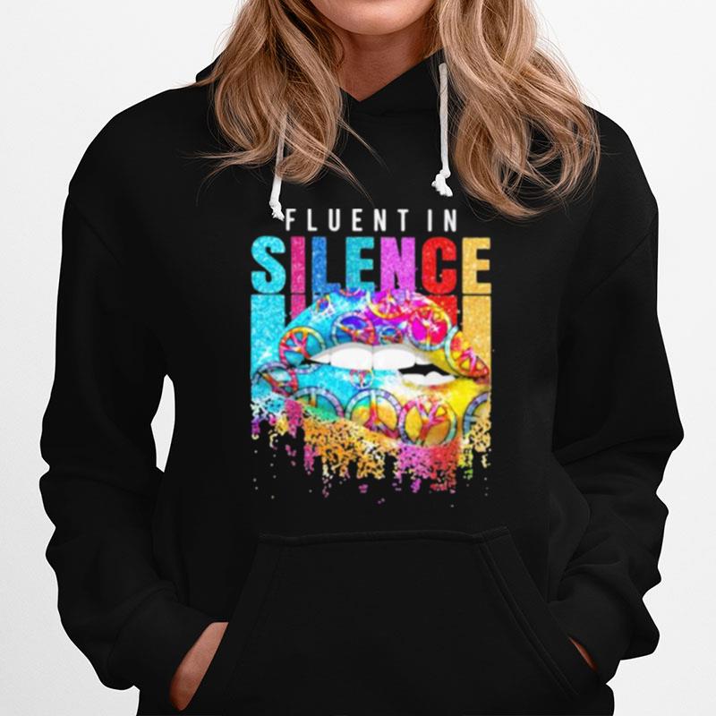 Fluentin Silence Lips Hippie Hoodie