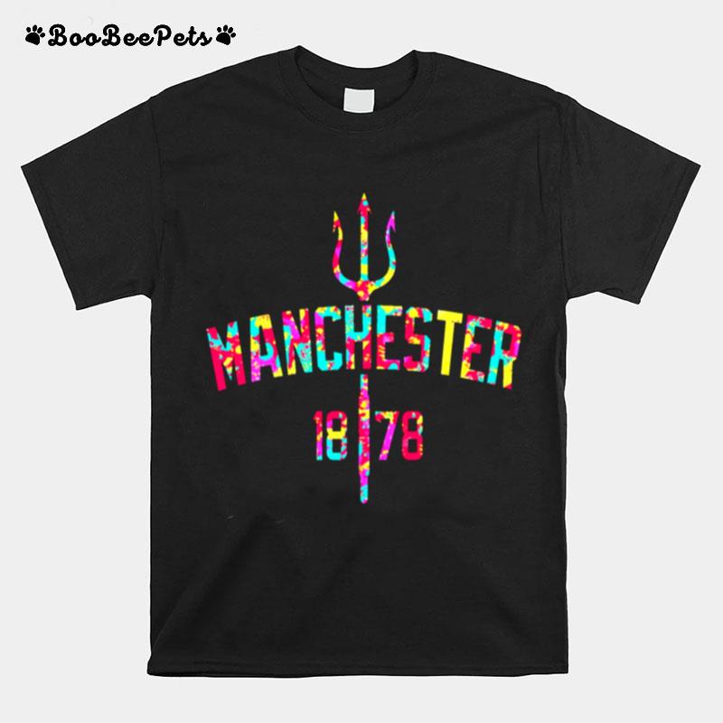 Football Team Manchester United Colorful T-Shirt