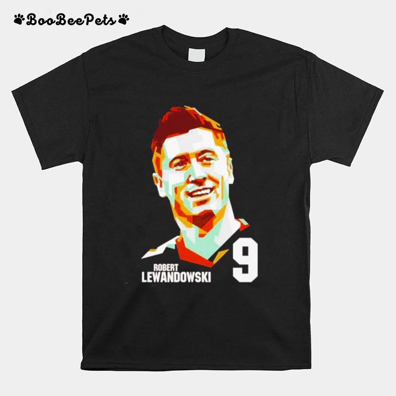 Footballer Robert Lewandowski Art 9 T-Shirt
