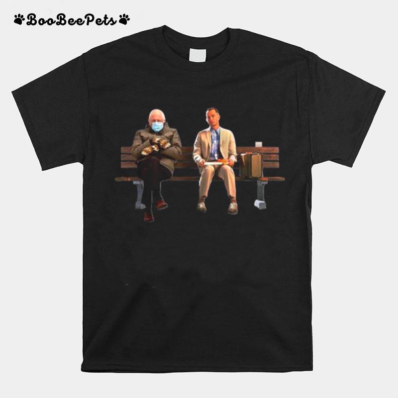 Forrest Gump Bernie Sanders Mittens Tv Show T-Shirt