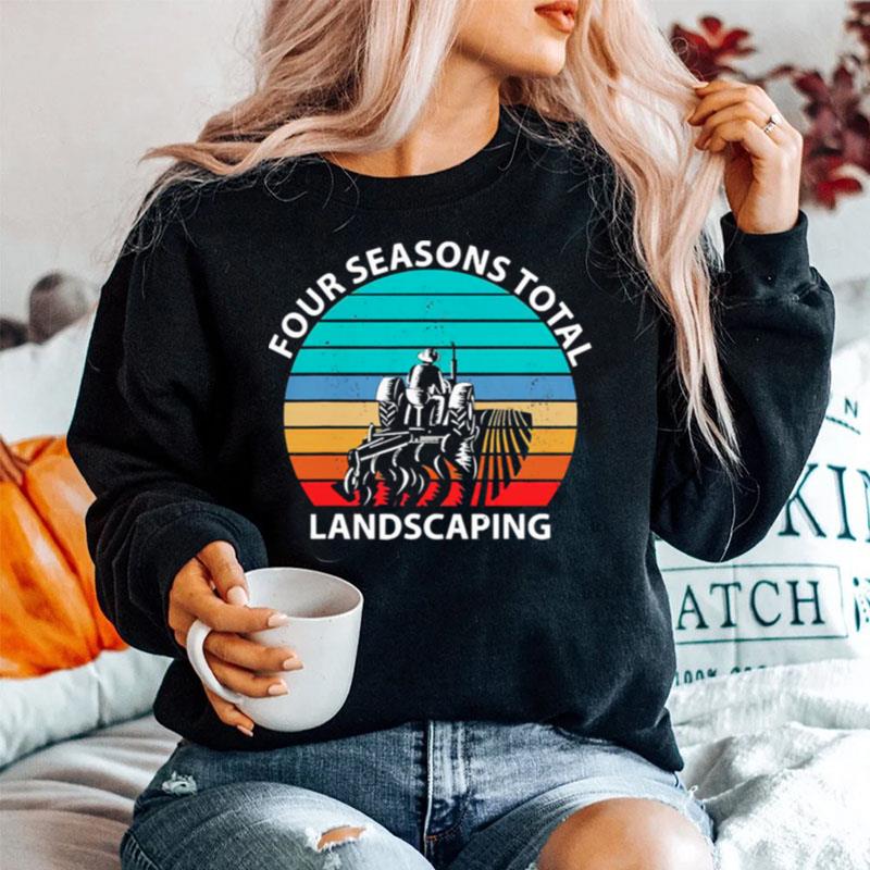 Four Seasons Total Landscaping Vintage Sweater