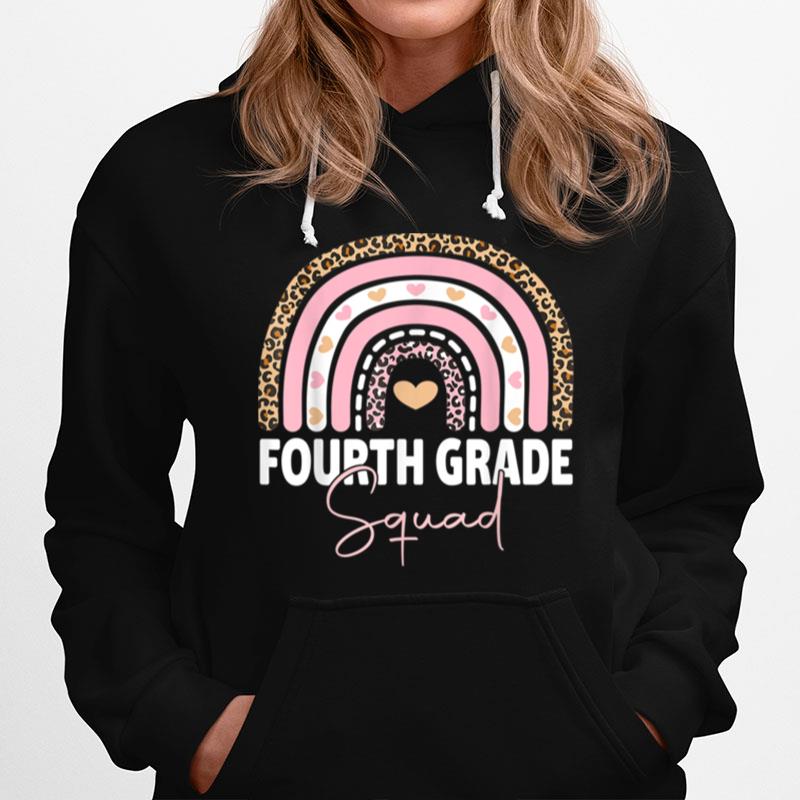 Fourth Grade Rainbow Girls Boys Teacher Team 4Th Grade Squad T B0B4Zx7Dbm Hoodie