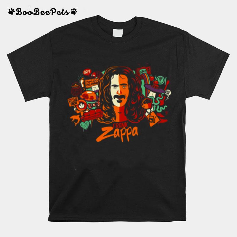 Frank Zappa Tom Petty Icon Design T-Shirt