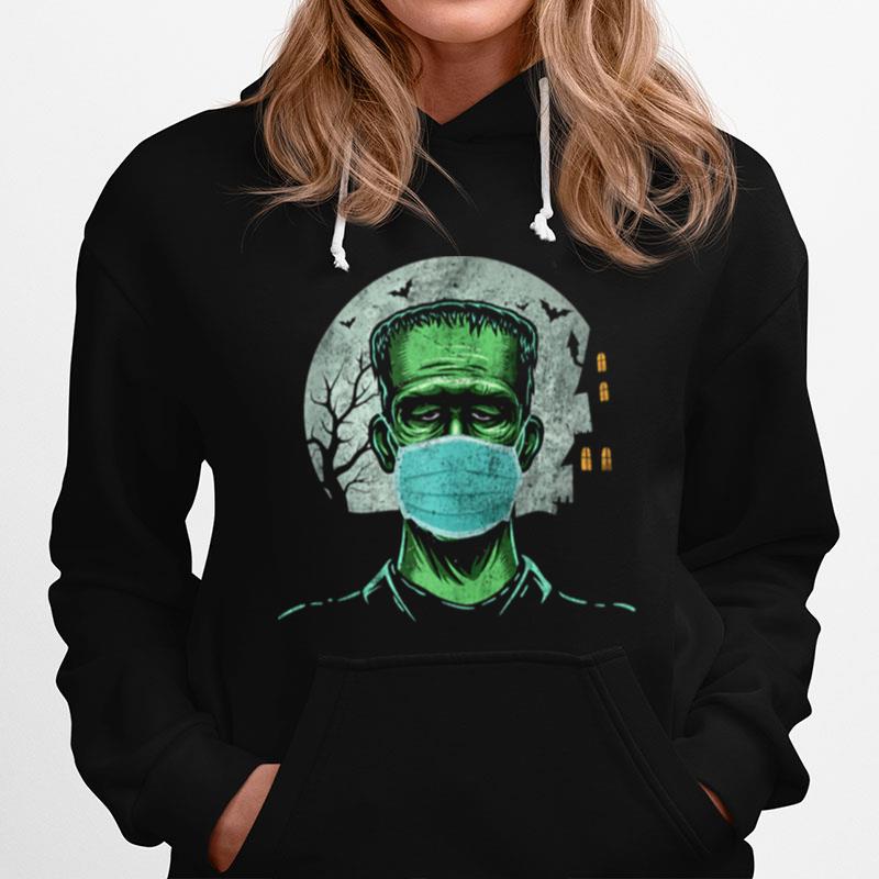 Frankenstein Wearing Mask Hoodie