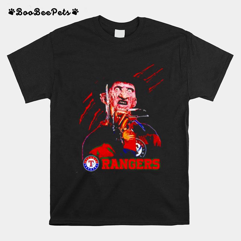 Freddy Krueger Texas Rangers T-Shirt
