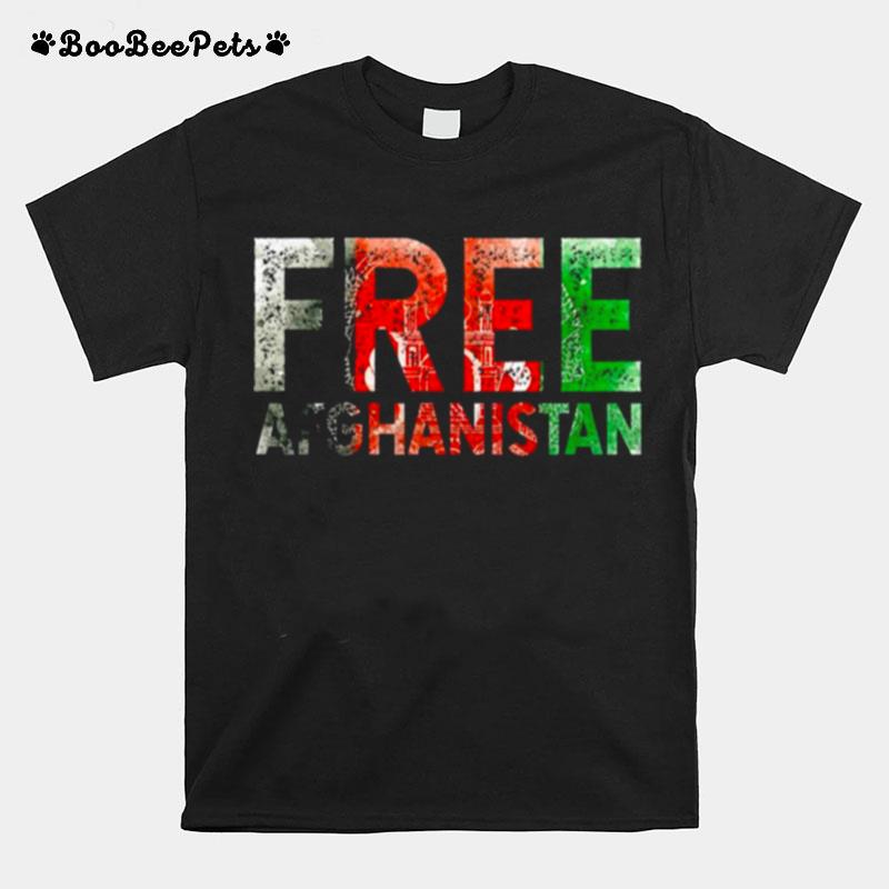 Free Afghanistan Save Kabul Tees T-Shirt