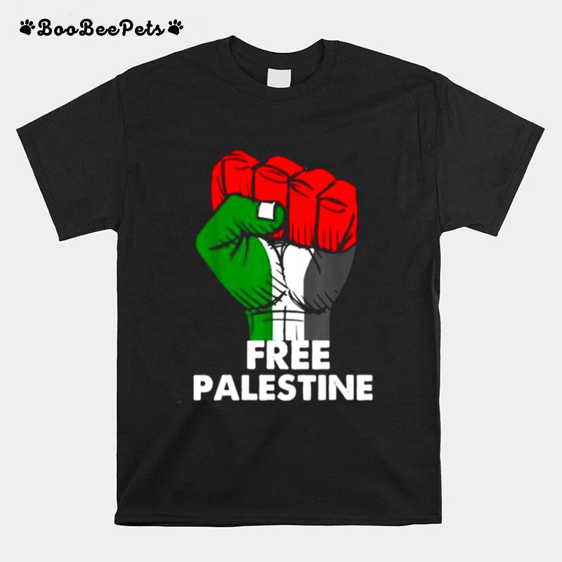 Free Gaza Palestine Flag Arabic Freedom Palestine Flag T-Shirt