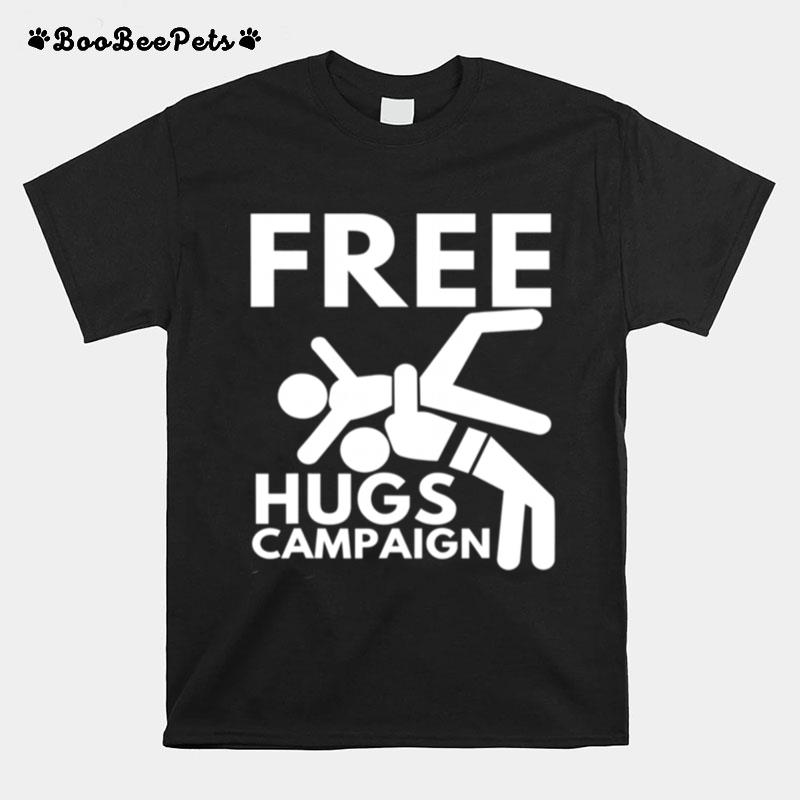 Free Hugs Campaign Wrestling T-Shirt