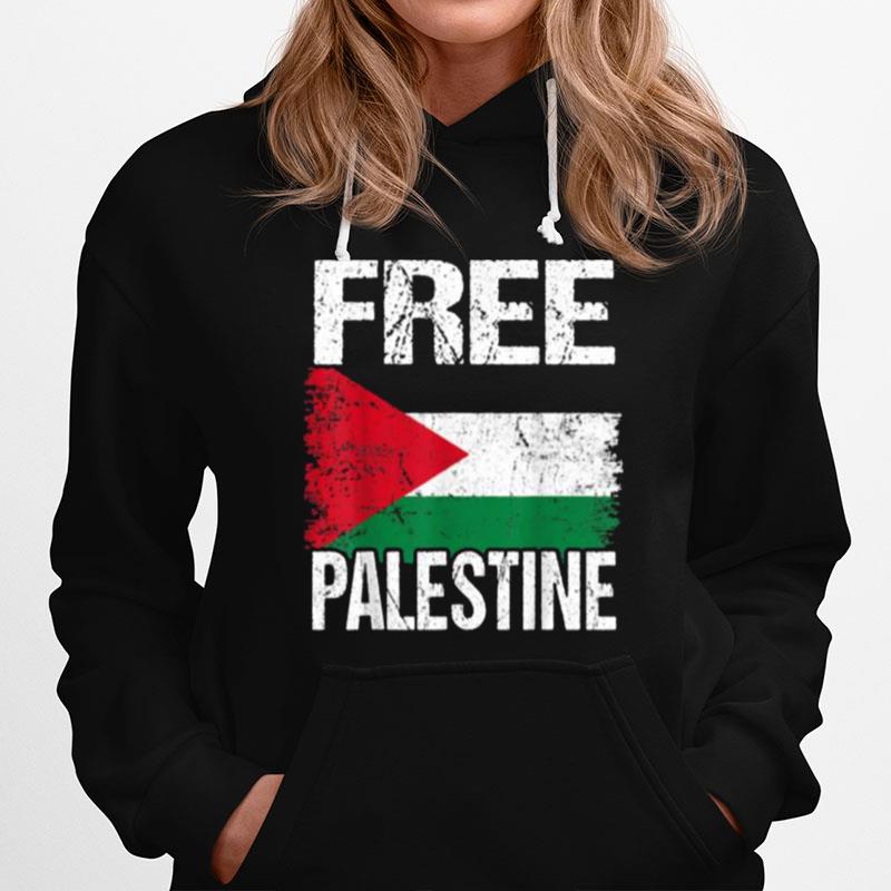 Free Palestine Flag Hoodie