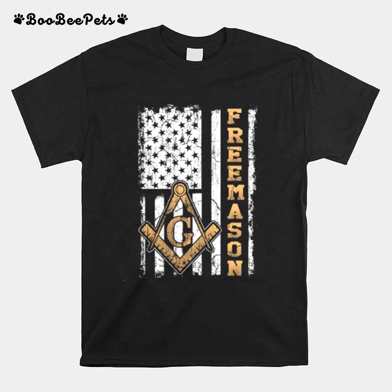 Freemason American Flag T-Shirt