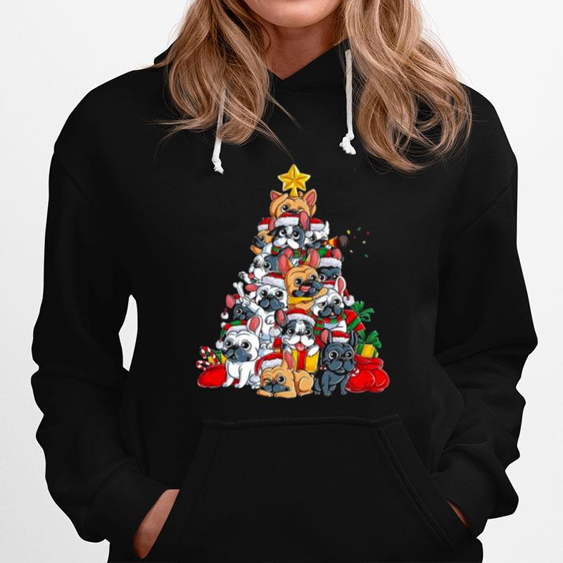 French Bulldog 2022 Merry Christmas Tree Sweater Hoodie