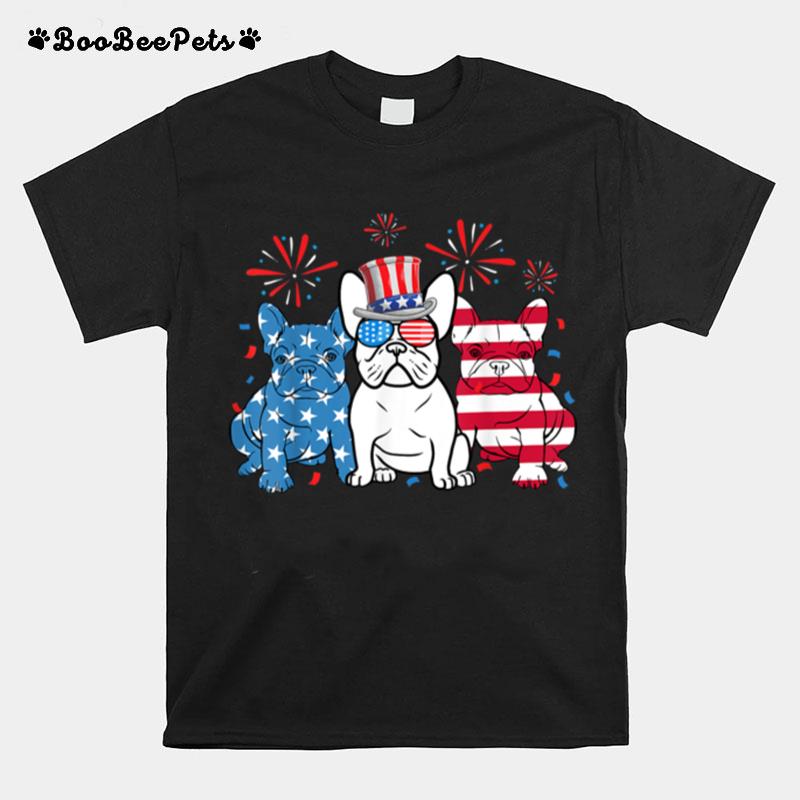 French Bulldog 4Th Of July American Flag Funny Dog Lover T B09Znws6Sm T-Shirt
