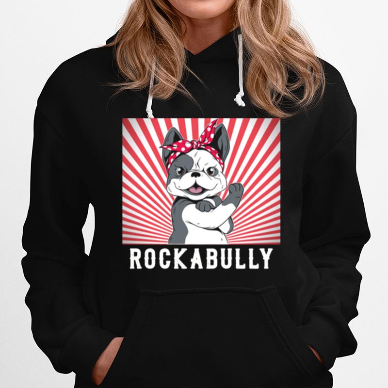 French Bulldog Dog Holder Rockerbilly Hoodie