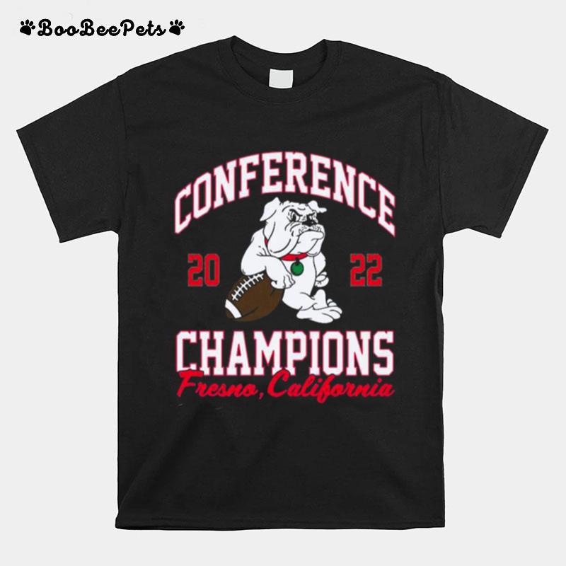 Fresno State Bulldogs 2022 Conference Champions Fresno California T-Shirt