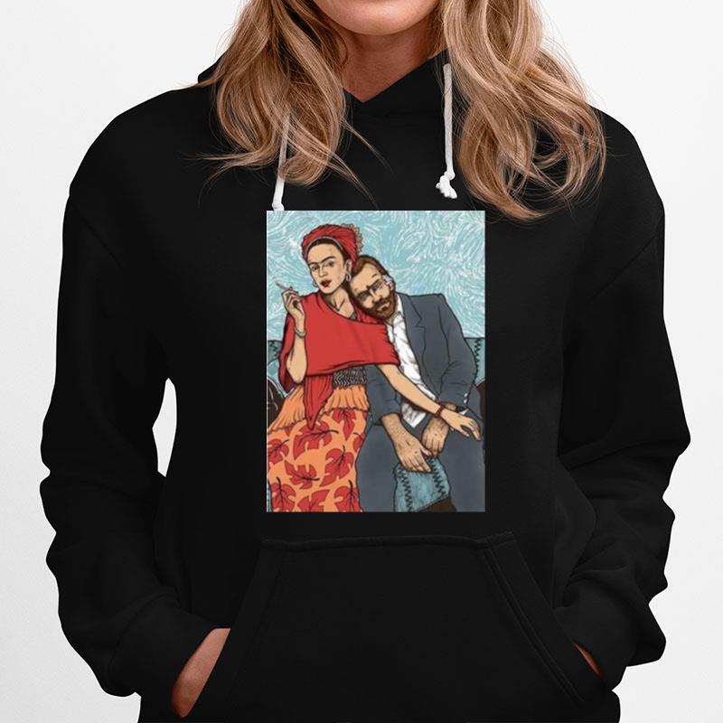 Frida Kahlo And Vincent Van Gogh Hoodie