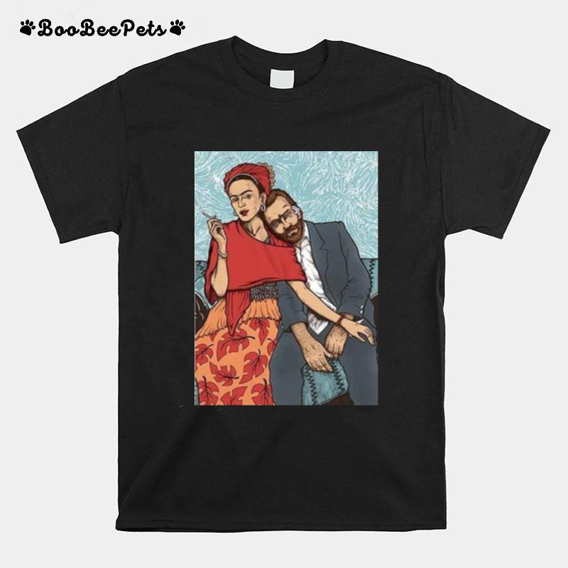 Frida Kahlo And Vincent Van Gogh T-Shirt