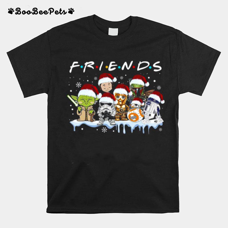 Friends Baby Yoda Christmas T-Shirt