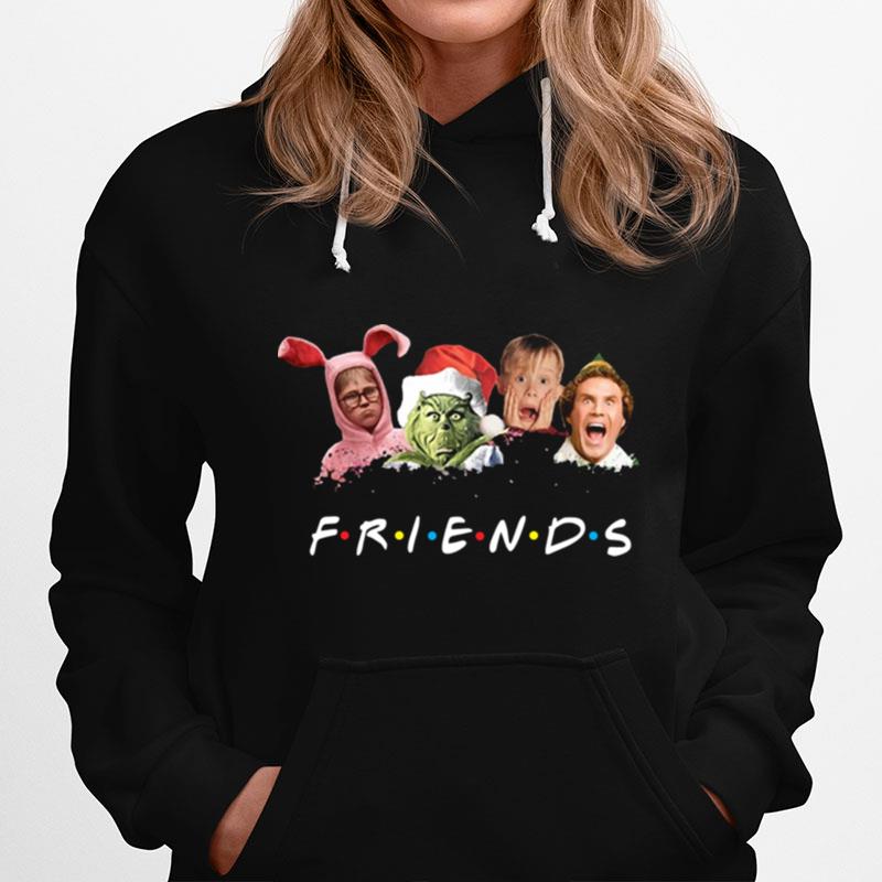 Friends Grinch Elf Kevin Ralphies Bunny Michael Scott Christmas Hoodie