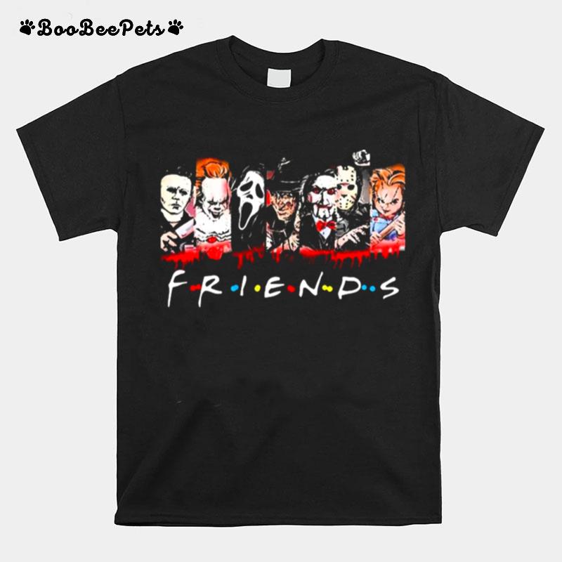 Friends Halloween Horror Movie Killers T-Shirt