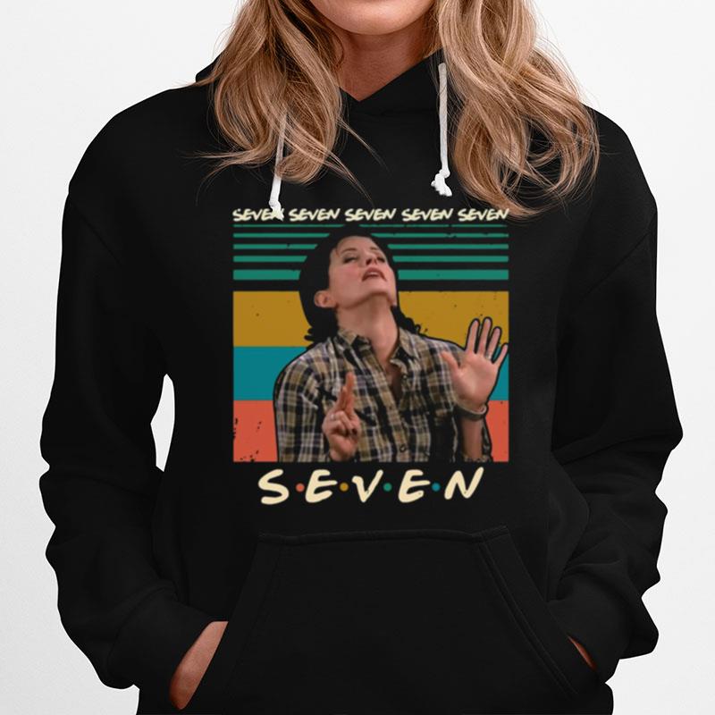 Friends Monica Seven Seven Seven Vintage Retro Hoodie