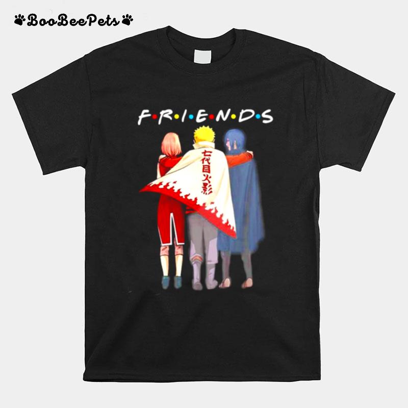 Friends Naruto Sasuke And Haruno Sakura T-Shirt