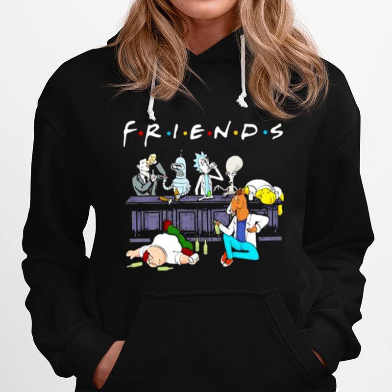 Friends Rick Horse Drink Wine Reservoir Drinkers Hoodie