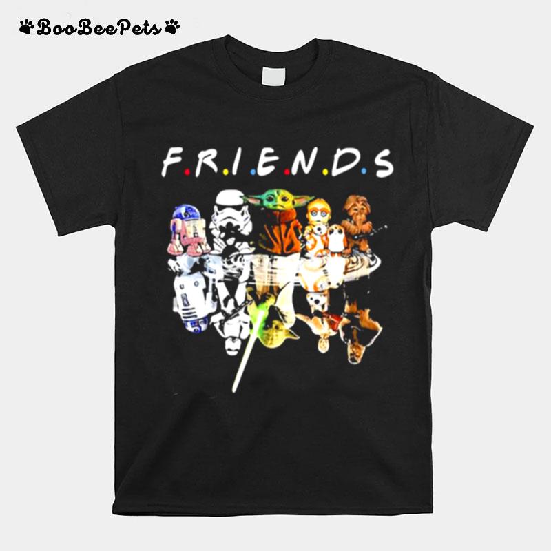 Friends The Mandalorian Star Wars Baby Yoda T-Shirt