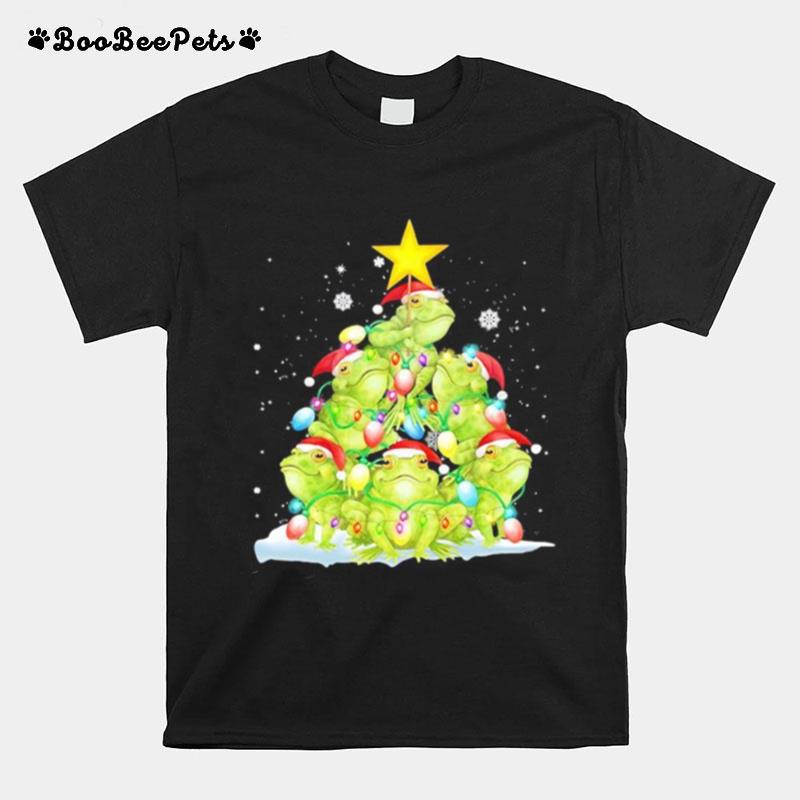 Frog Christmas Pine Tree T-Shirt