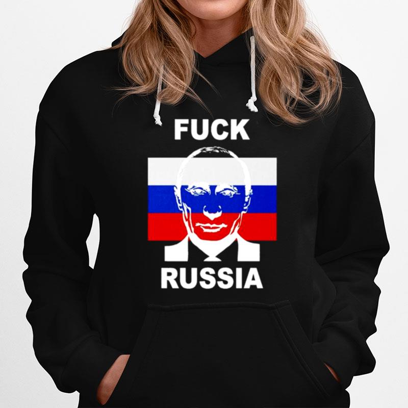 Fuck Russia Putin Russia Flag Hoodie