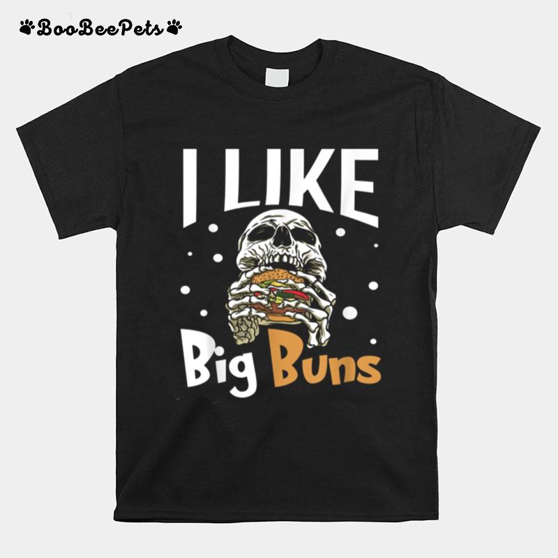 Fun Burger Skeleton Fast Food Eating Health T-Shirt