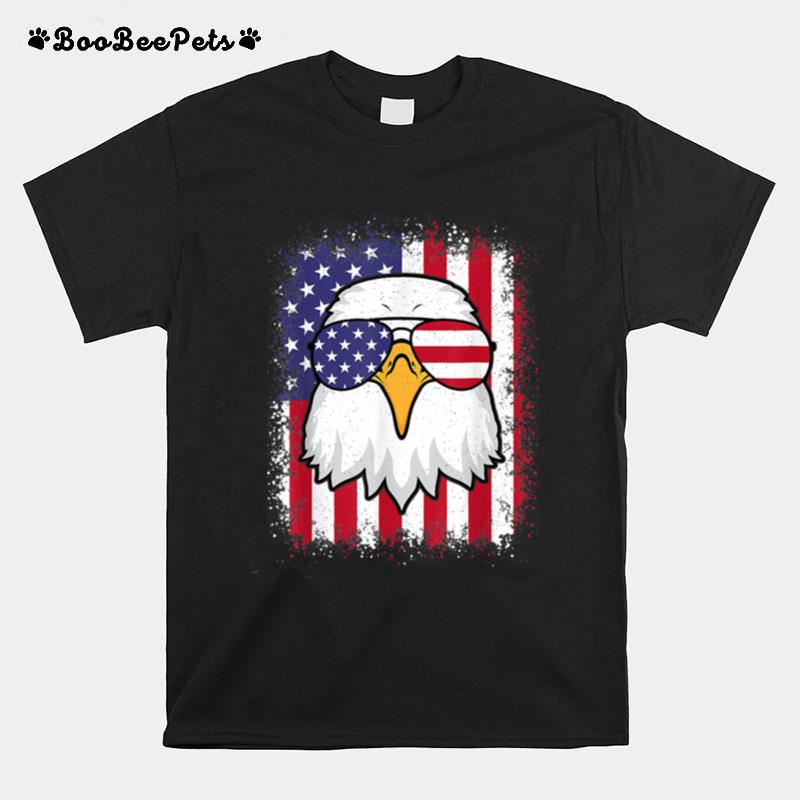 Funny 4Th Of July American Flag Usa Patriotic Eagle T B0B45Qrkt6 T-Shirt