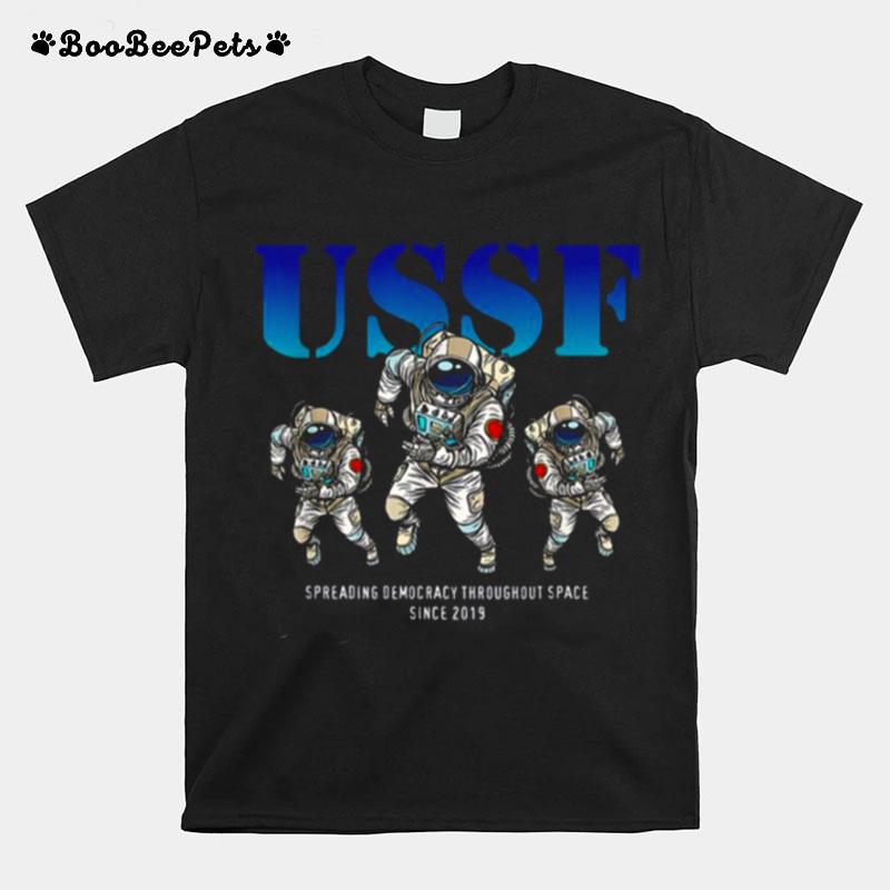 Funny Astronaut S United States Space Force T-Shirt