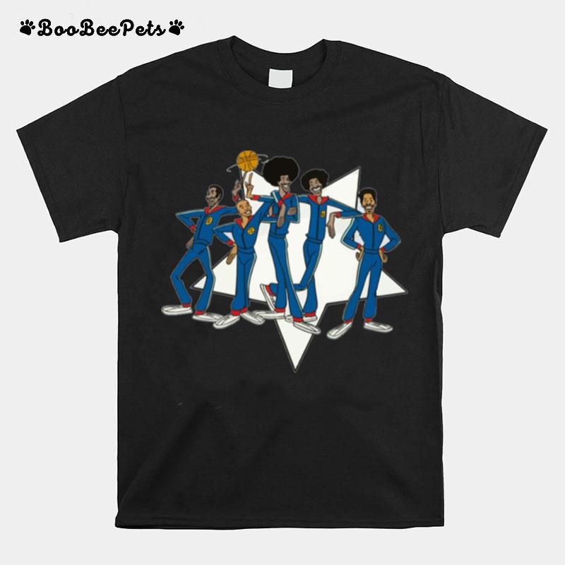 Funny Cartoon Team Harlem Globetrotters T-Shirt