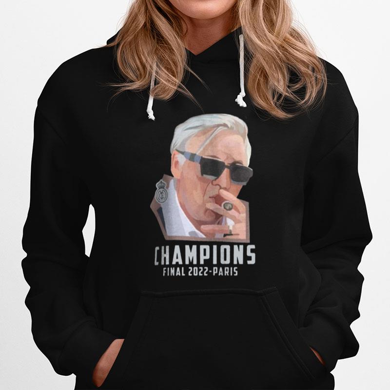 Funny Champions 2022 Carlo Ancelotti Hoodie