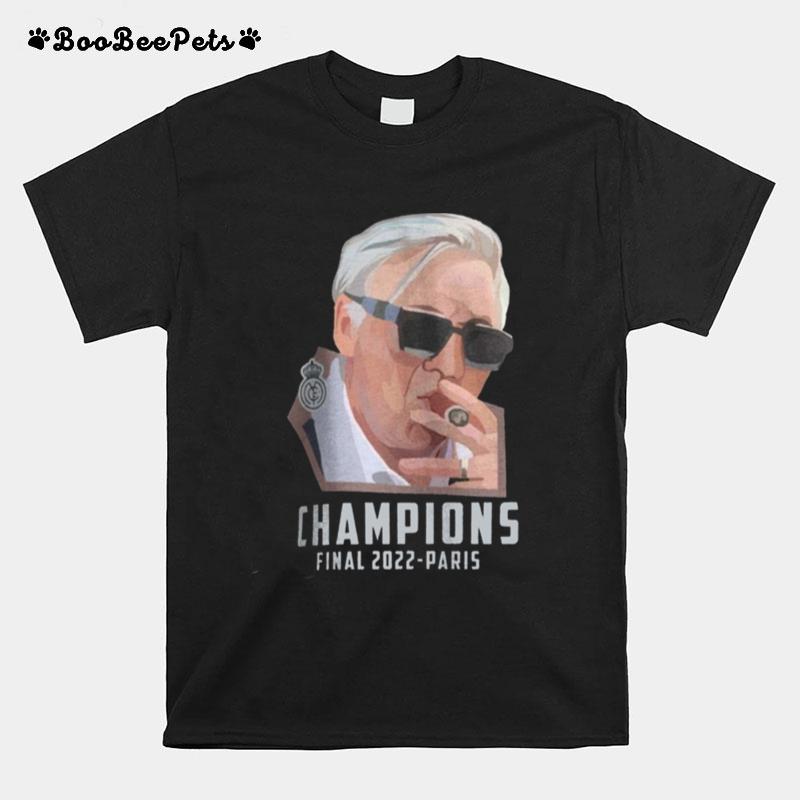 Funny Champions 2022 Carlo Ancelotti T-Shirt