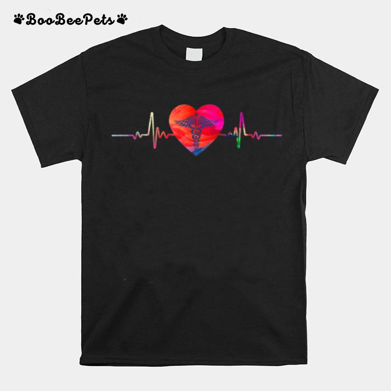 Funny Hospital Nurse Nursing Heart T-Shirt