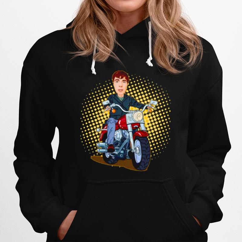 Funny Motorbike Mr Beast Digimon Hoodie