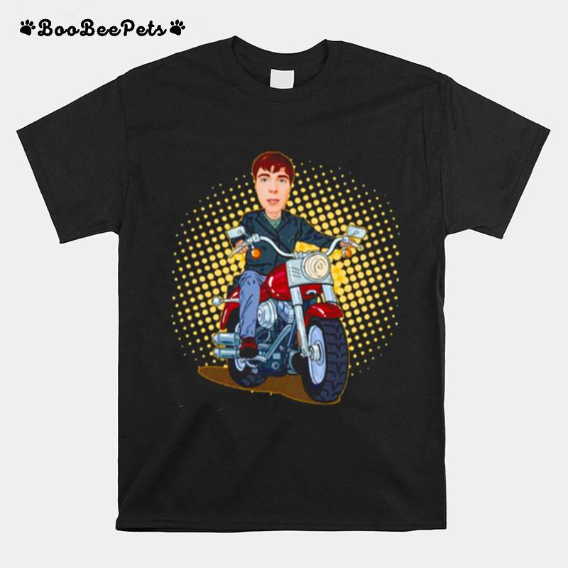 Funny Motorbike Mr Beast Digimon T-Shirt