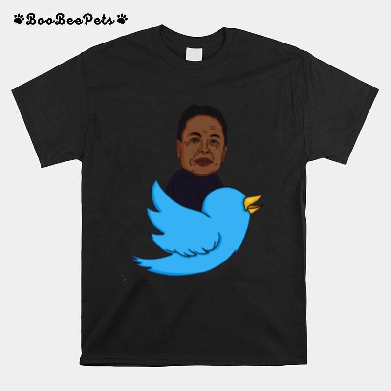 Funny The Bird Is Freed Elon Tweet T-Shirt