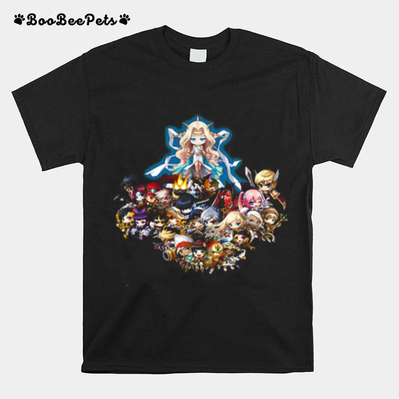 Game All Characters Design Maplestory T-Shirt