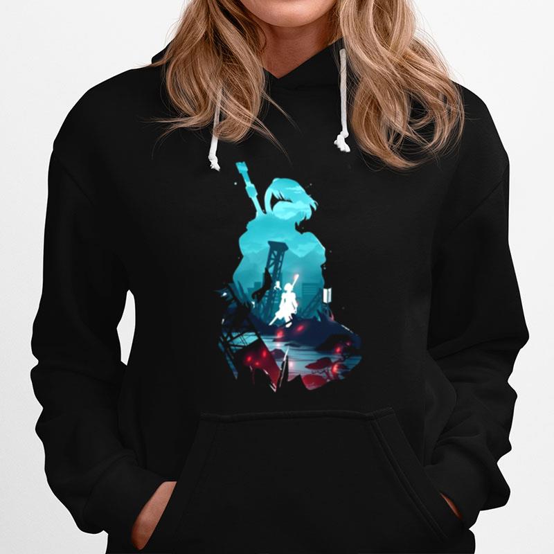 Game Nier Automata 2B Waifu Hoodie