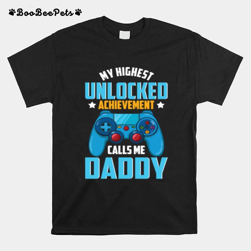 Gamer Dad Unlocked Video Gaming Fathers Day T-Shirt