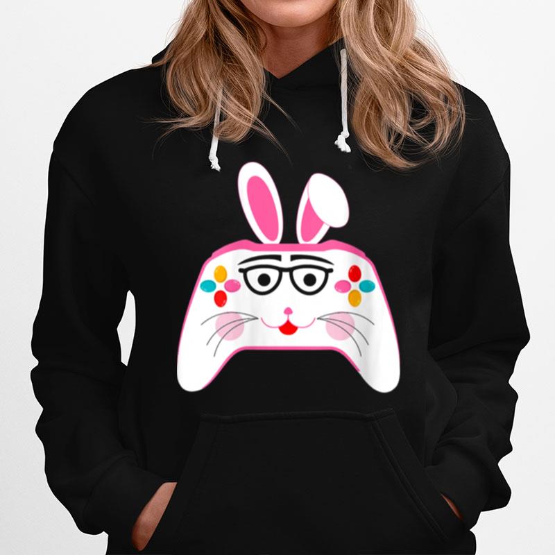 Gamer Easter Bunny Gamer Controller Gamer Easter Day Eggs Hoodie