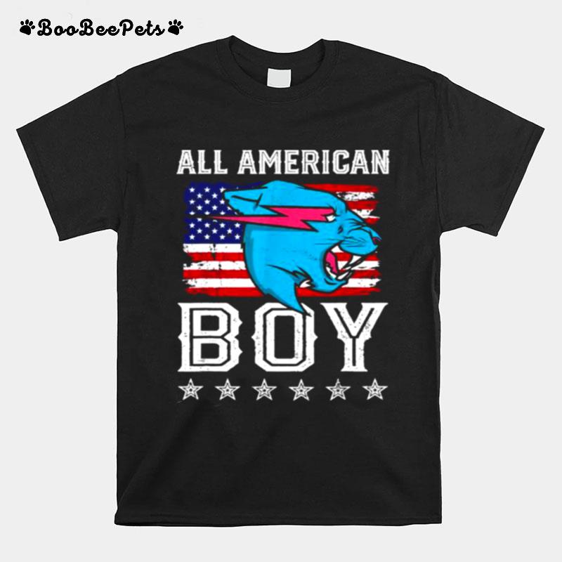 Gaming All American Boy 4Th Of July T-Shirt