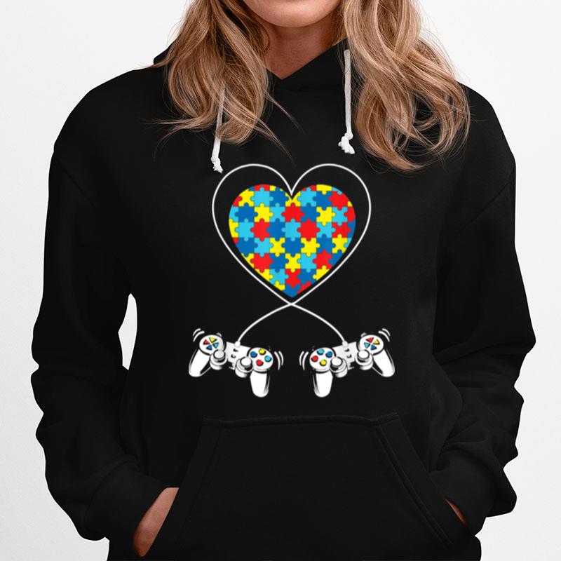 Gaming Autism Awareness Month Day Video Games Hoodie