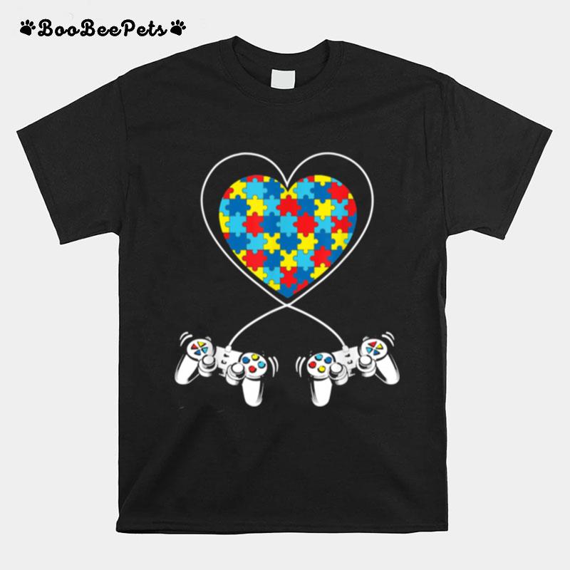 Gaming Autism Awareness Month Day Video Games T-Shirt