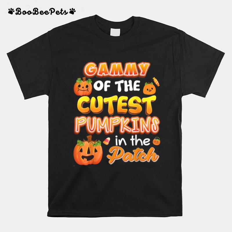 Gammy Of The Cutest Pumpkins In The Patch Halloween Pumpkin T-Shirt