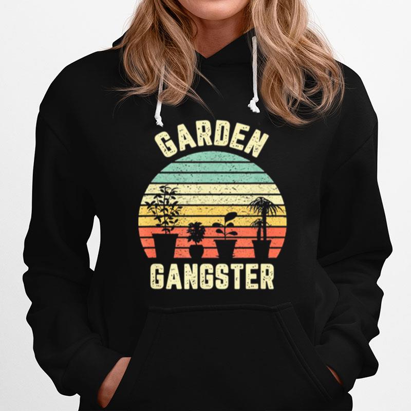 Garden Gangster Vintage Retro Hoodie