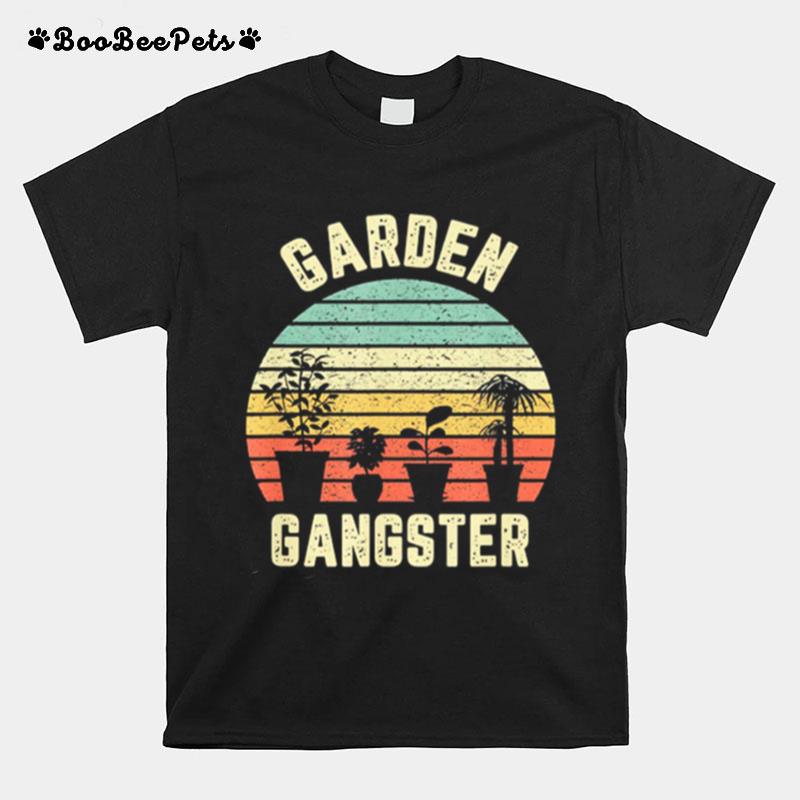 Garden Gangster Vintage Retro T-Shirt