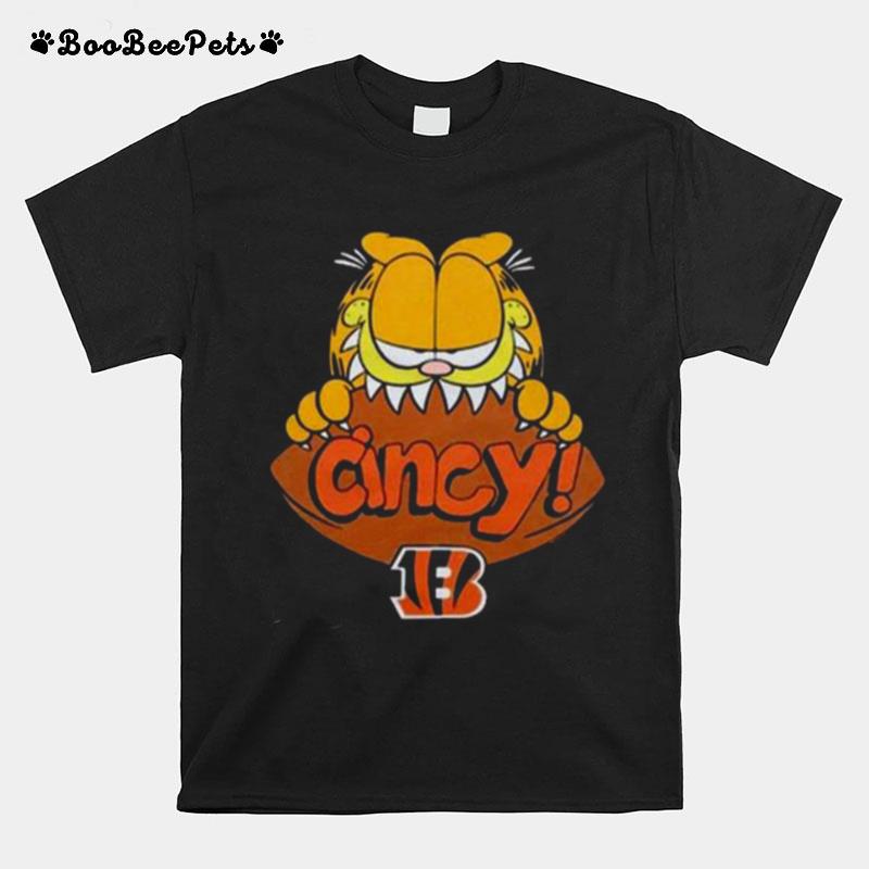 Garfield Cincinnati Bengals Football Nfl T-Shirt